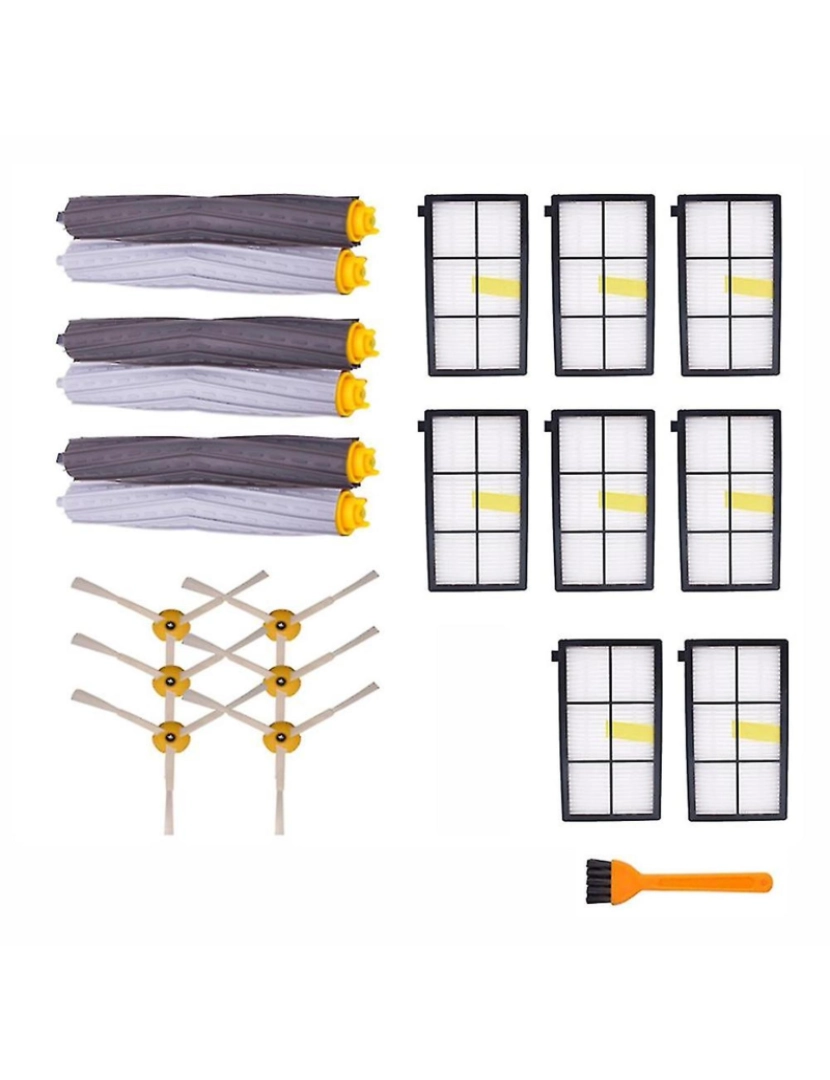 imagem de Peças de substituição do filtro de pincel lateral principal para 800 séries 860 870 880 890 900 960 980 Vacuum robótico3