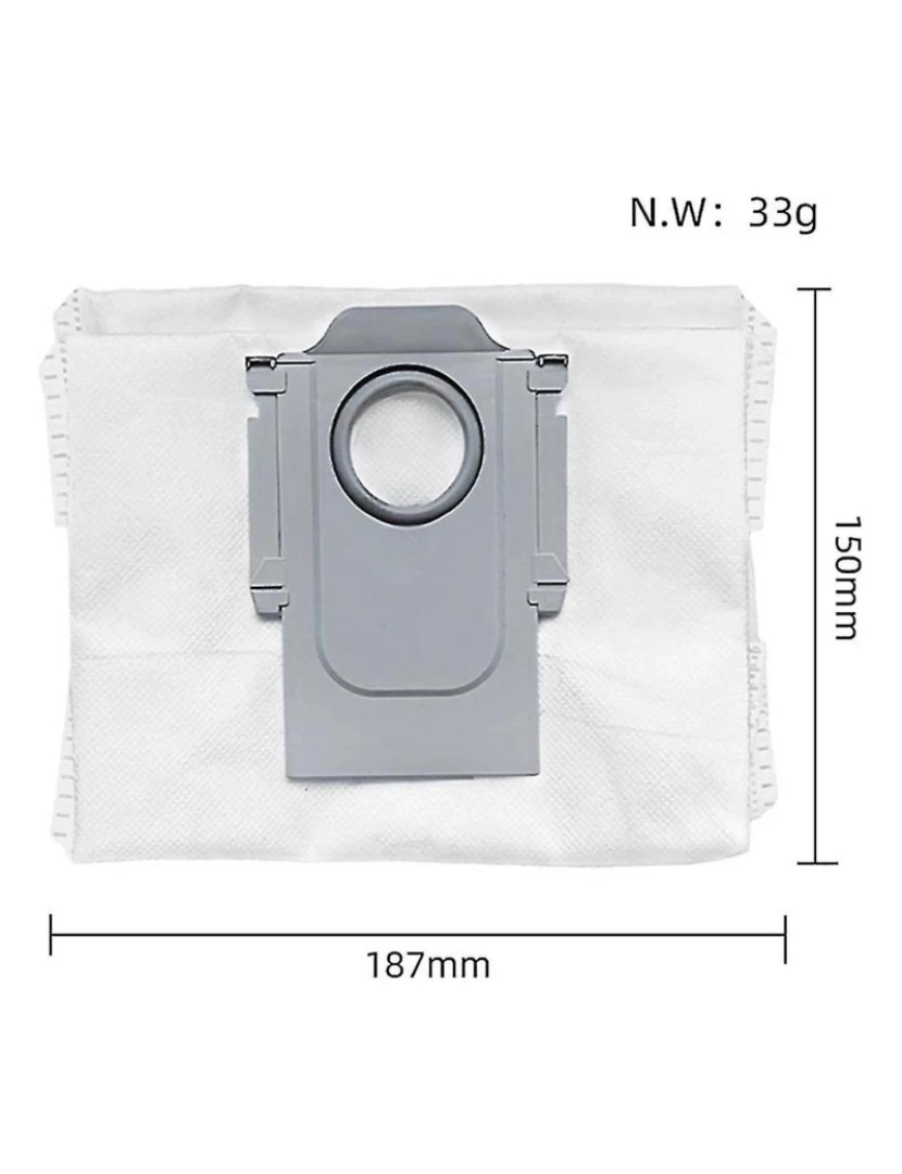 imagem de Acessórios de substituição de saco de poeira de 20pcs para T8, G10S, Q7, Max, Q7 Max+, S7 Maxv Ultra Robotic A vácuo4