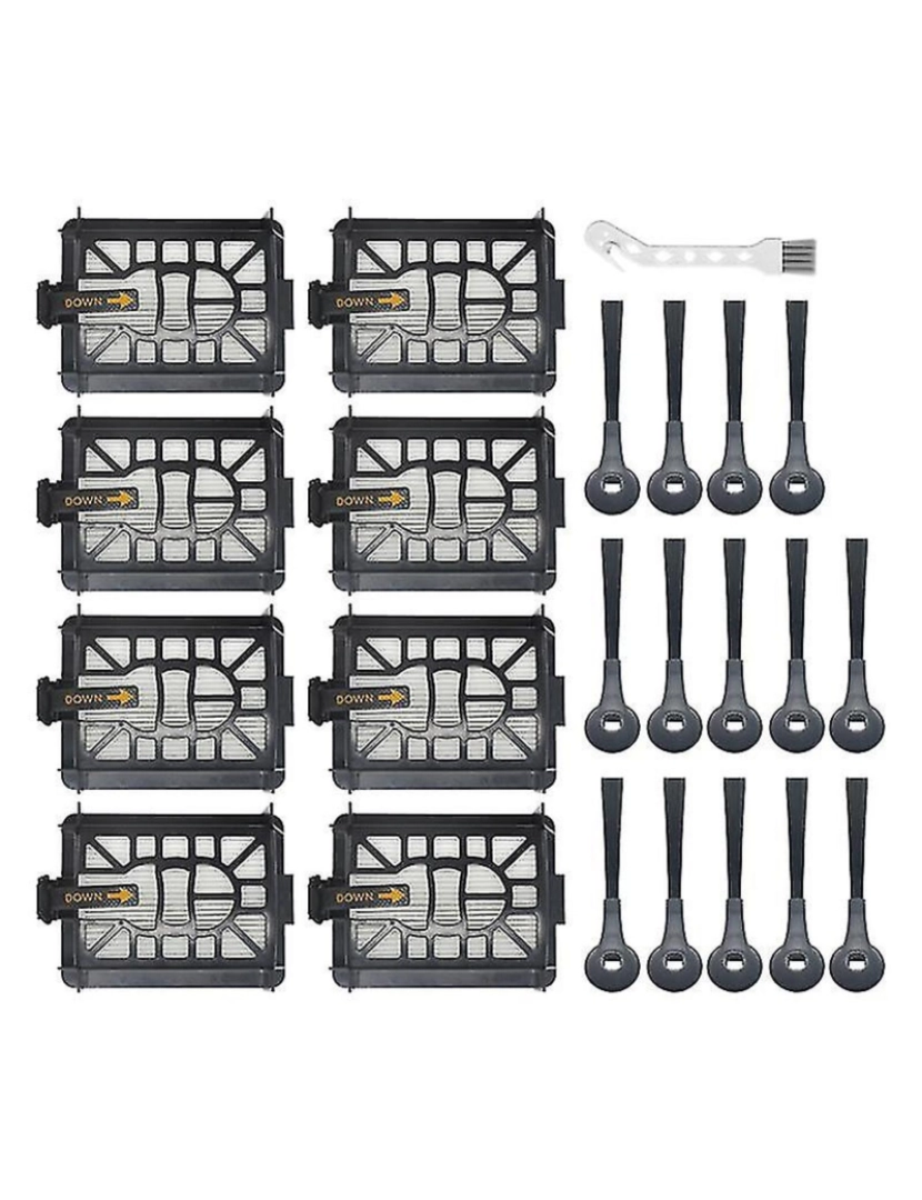 Crosmart - 23pcs peças de reposição para tubarão ai av2501s av2501ae rv2502ae rv2520aous av2510aous acessórios ki