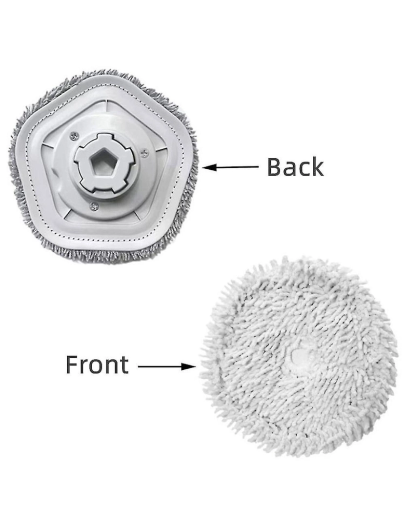 imagem de Pano de esfregão para Bot W10 W10 Pro Robô Aspirador de Pó Panos de esfregão Stents Peças de reposição de reposição1