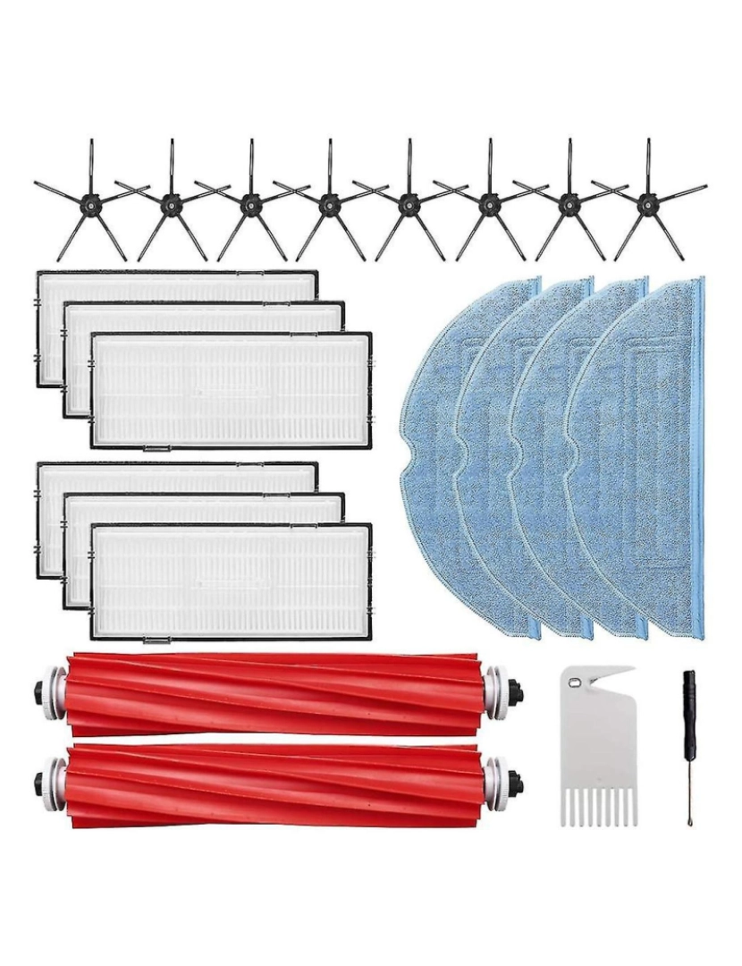 imagem de Filtro HEPA da escova lateral do pincel principal para S7 S7 Maxv T7S G10 Acessórios para limpeza de vácuo2