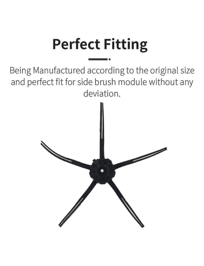imagem de 6pcs para Q5 /Q5+ Robot Acesso a vácuo Ferramenta de limpeza doméstica de escova lateral2