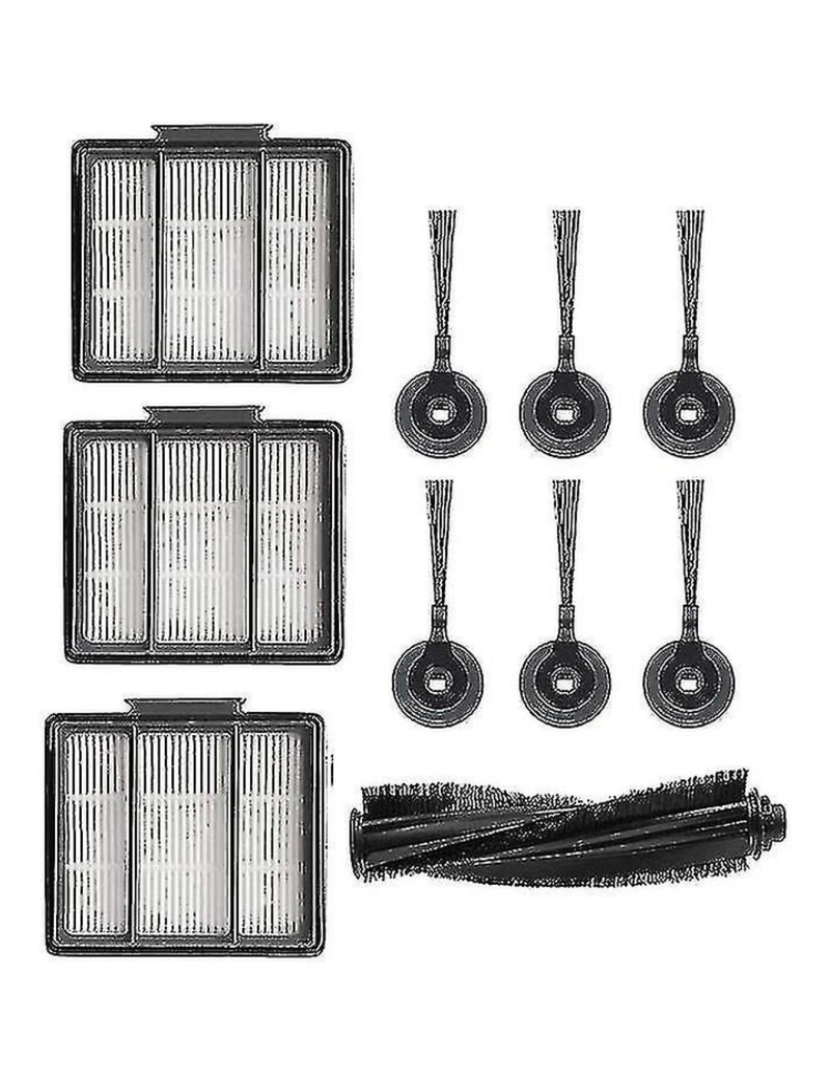 imagem de Filtros Substituições Substituição de pó de pó para robô de tubarão RV700 N RV720 N RV7501