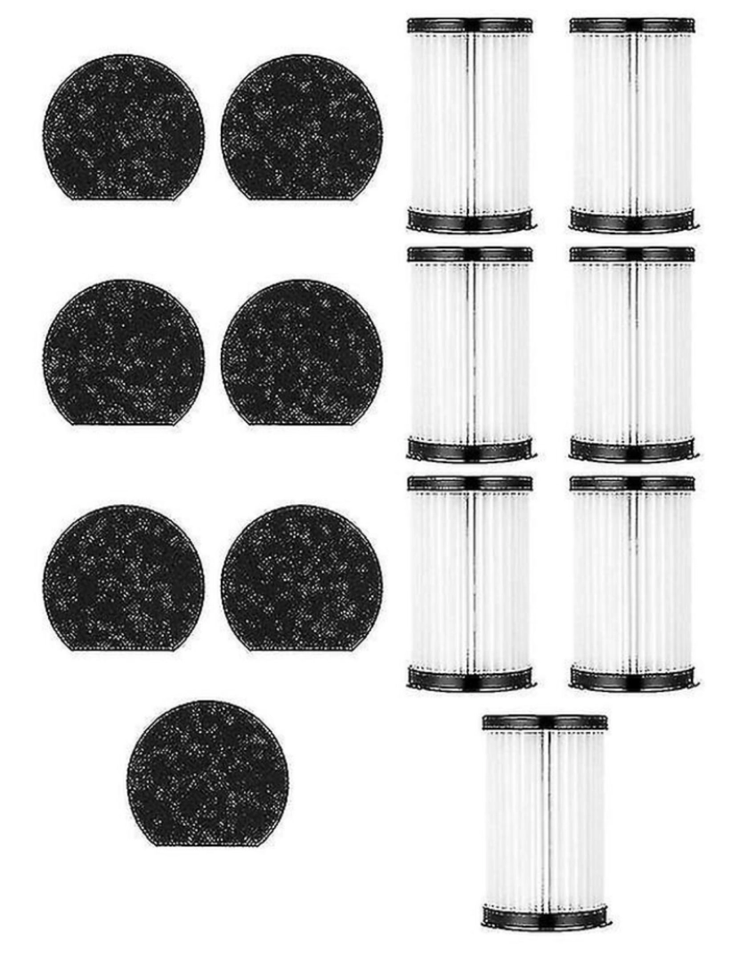 Crosmart - Filtro HEPA de substituição Compatível para Moosoo D600 / D601 e IWOLY V600 Corded Vacuum CLE