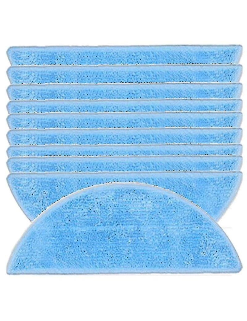 Crosmart - 10pcs de limpeza de pano para chuwi ilife v7 v50 v55 v3 v5s pro v3s v5 v5s smart mop robótico aspirador robô limpo peças robôs 4.6