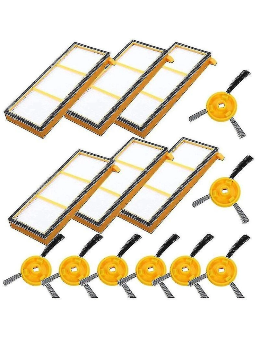 imagem de Filtros de substituição escova as peças do tubarão Rv720 Rv750 Rv700 Rv750c Rv755 Vacuum1