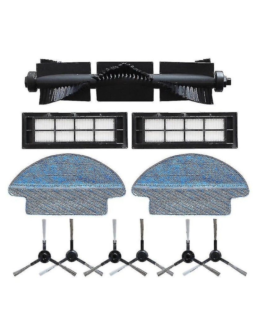 Crosmart - HEPA Filtro Roll Brush Brush Map Prag Pano para LDS Proscênico M6 R2 Vacuum Robótico CLE