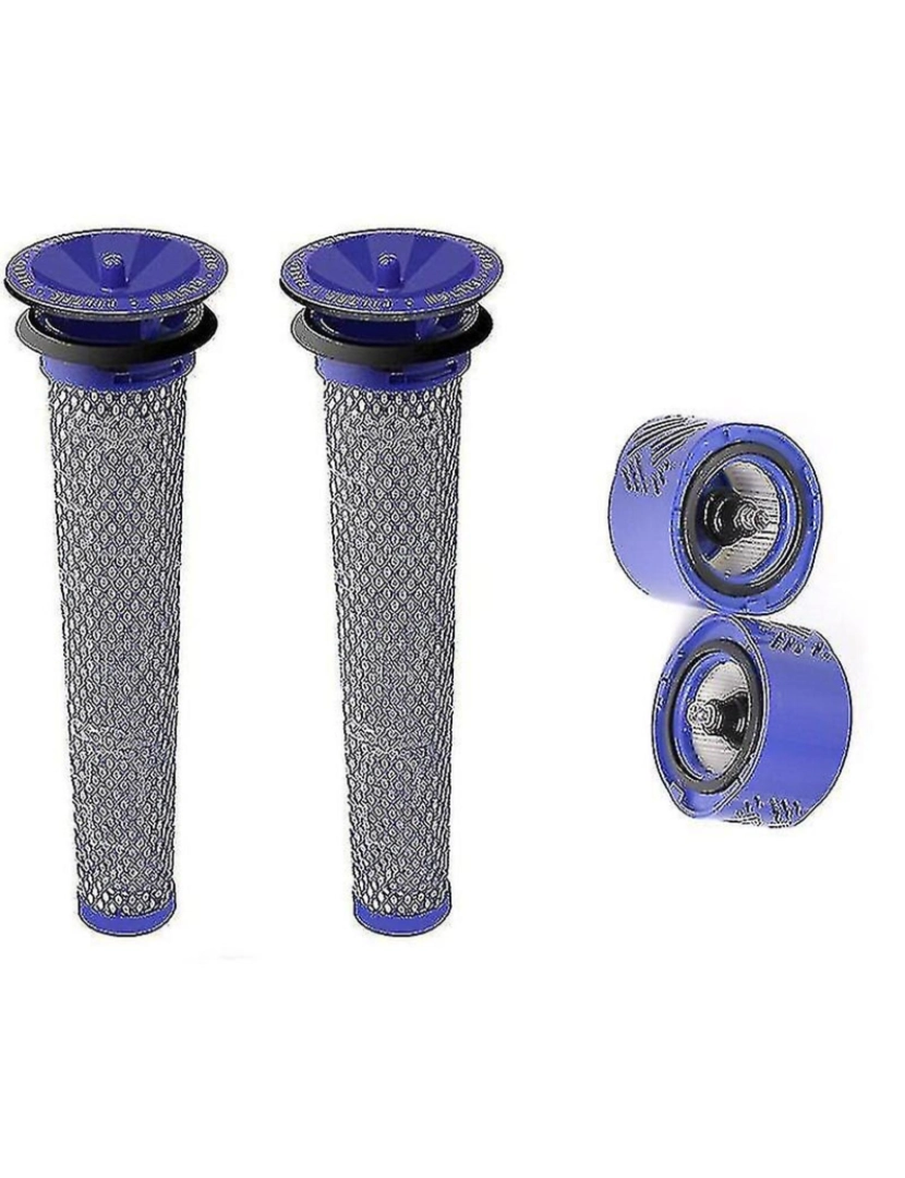 imagem de 4pcs para acessórios de pó de pó Dyson filtro v6 filtro traseiro s accessão de filtro HEPA HOME1