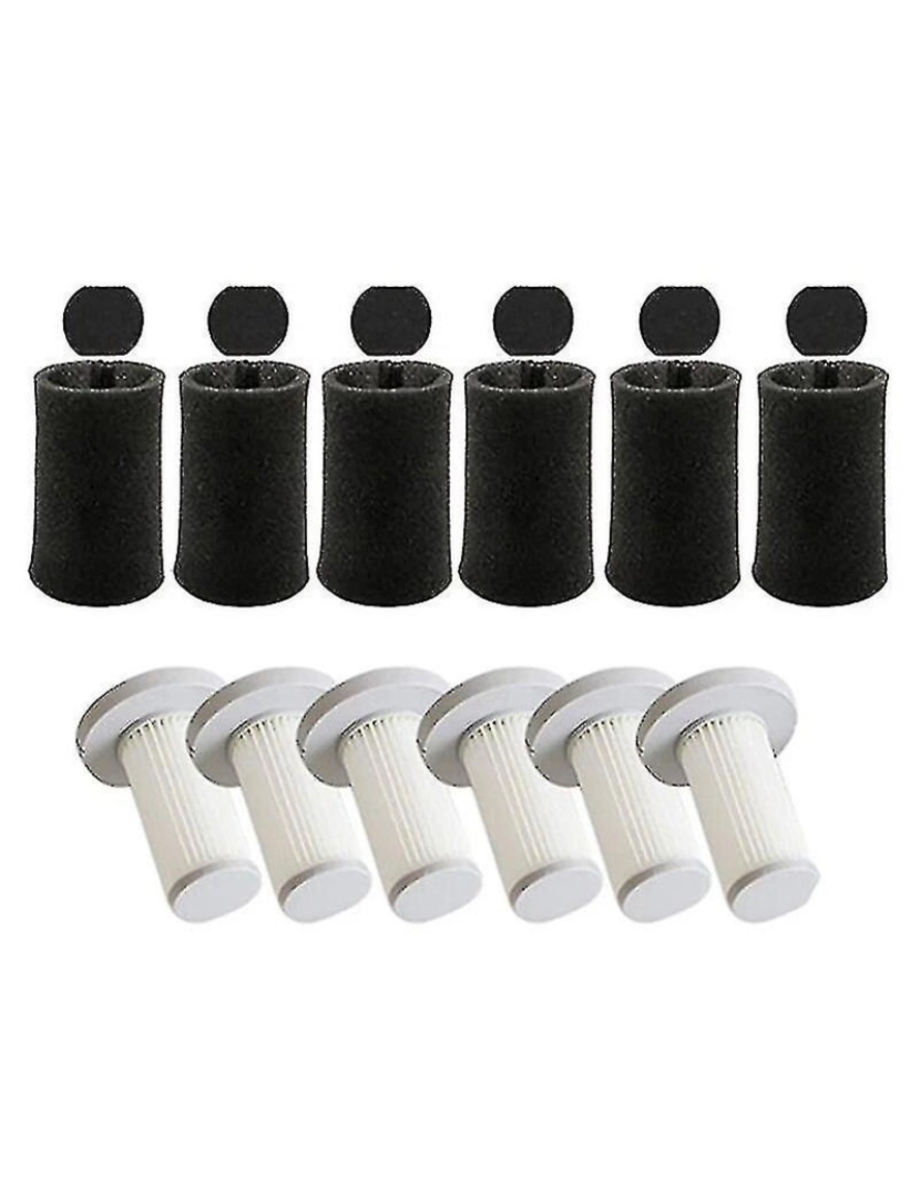 imagem de Kit de filtro de esponja de pó de pó de vácuo portátil para Xiaomi Deerma dx700 dx700s a vácuo peças de peças de peças de peças de peças 6set1