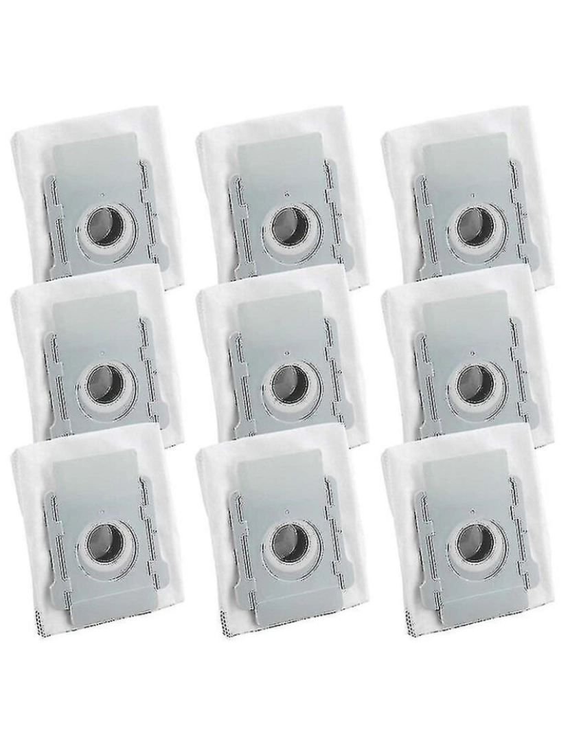 Crosmart - 9 PCS Sacos de a vácuo de substituição para IroBOT i7/E5/E6 Base de limpeza Robô de Robô Automático Sujeira Automática