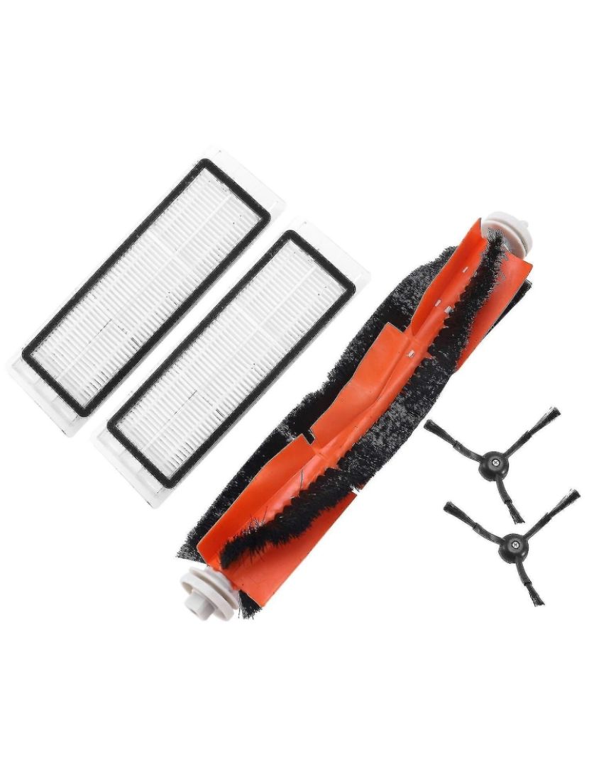 Crosmart - Adequado para os kits de peças de peças de reposição Xiaomi Robot Robot escovas laterais rolos de filtro HEPA