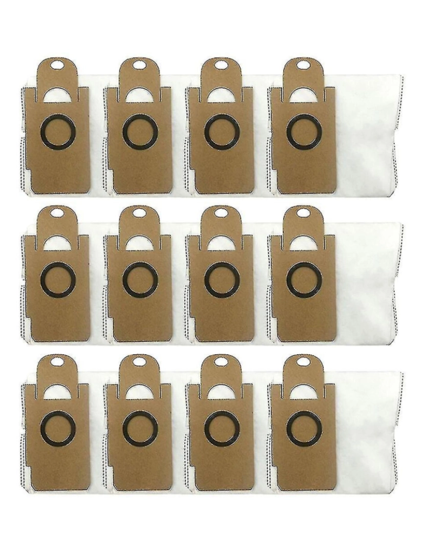 imagem de 12x Acessórios substituíveis Peças Sacos de poeira Faixa para Lydsto R1 R1A Robot Vacuum Cleaner Robot A aspirador de limpeza1