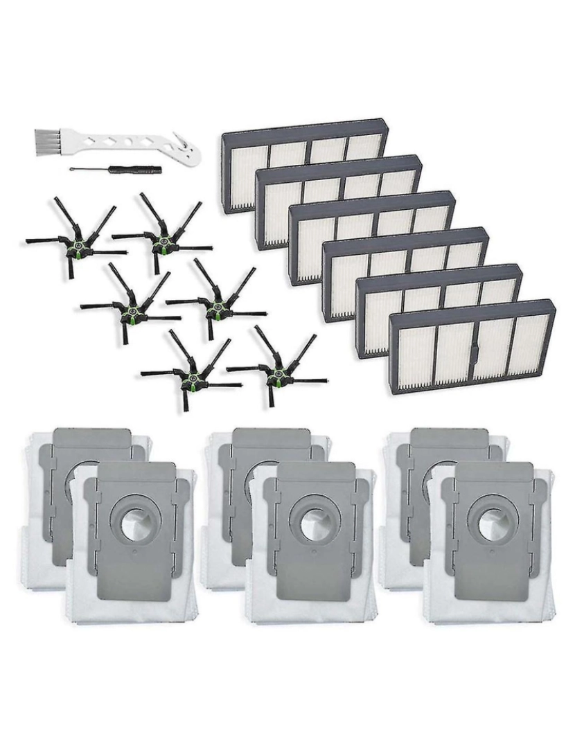 imagem de Peças de reposição de 18 pacote para o iRobot Roomba S9 (9150) S9+ S9 Plus1