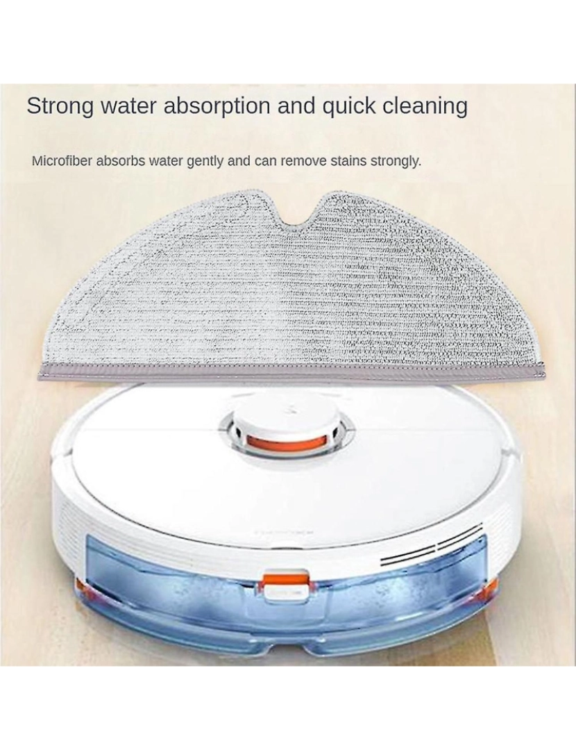 imagem de Para Q7 Max+ / T8 Peças Rag Mop Plop Robot Vacuum Cleaner Acessórios de substituição3