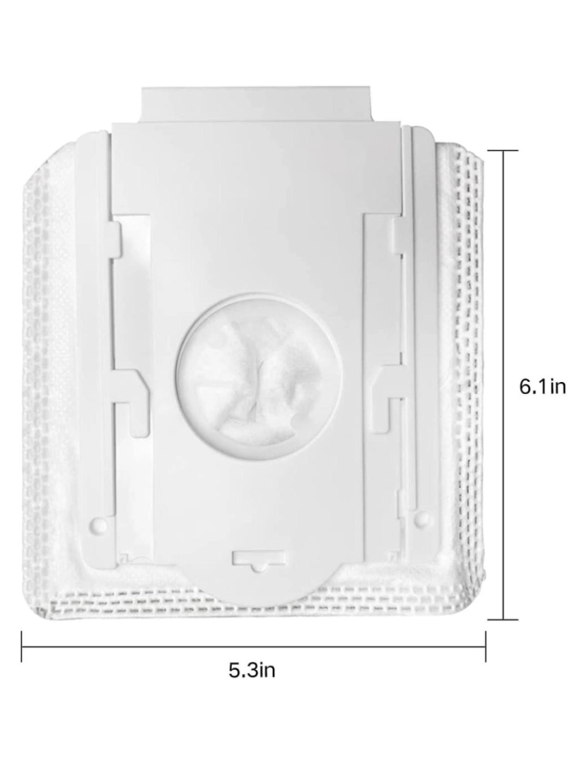 imagem de 3pcs as pó de pó de pó 3pcs ajustes para sacos de poeira VCA-ADB90 para aspiradores da série de jatos estatísticas limpas4