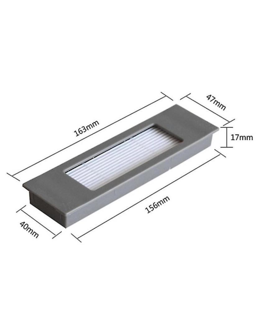 imagem de 8pcs adequados para Deebot Ozmo T5/N8/N5/T8/DV35/DJ65/T9 Acessórios de robôs de varredura Hepa Cotto2