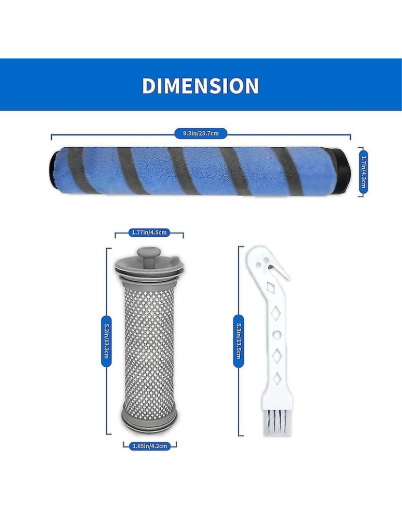 imagem de Substituição Filtro HEPA de escova principal compatível para A110/A11 HERO A10/A11 Mestre robótico Acessórios para aspirador2