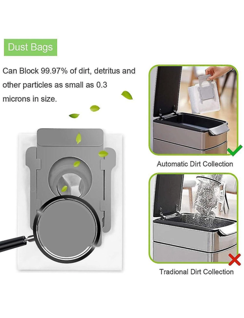 imagem de Peças de reposição Bruscos laterais do pincel principal filtro HEPA para I7 i3 e5 e6 robot aspirador de limpeza acessórios4