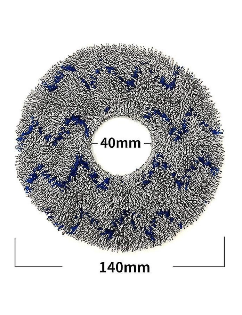 imagem de 4 PCS MOP KITS DE PECENTES DE SUBSTITUIÇÃO DE PODOS DE POLOS PARA DEEBOT T10 TURBO ROBOTICA ROBOTICA LIMPEZA CLEIMENTO AC3