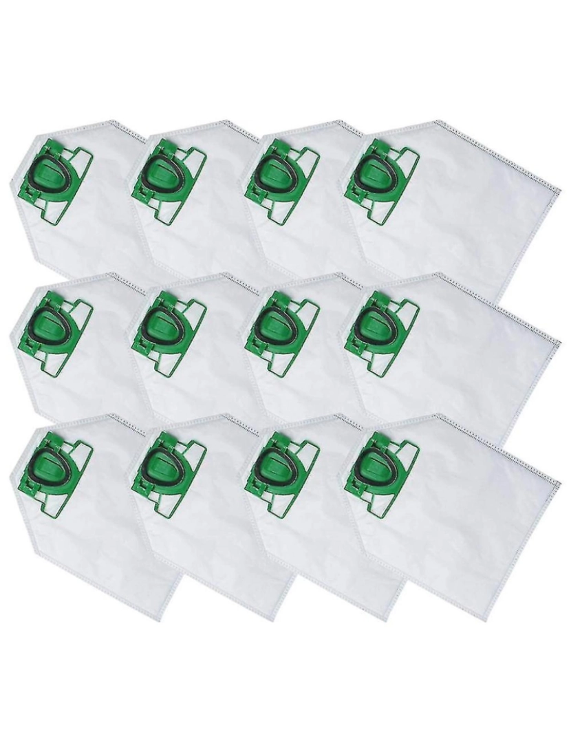 Crosmart - 12pcs sacos de limpeza a pó para Vorwerk Kobold VK 200 - sacos de limpeza de pó premium para VK 200 VK200