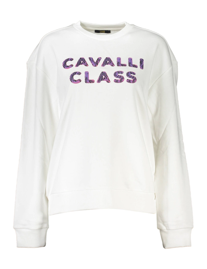 Cavalli Class - Sweatshirt Senhora Branco