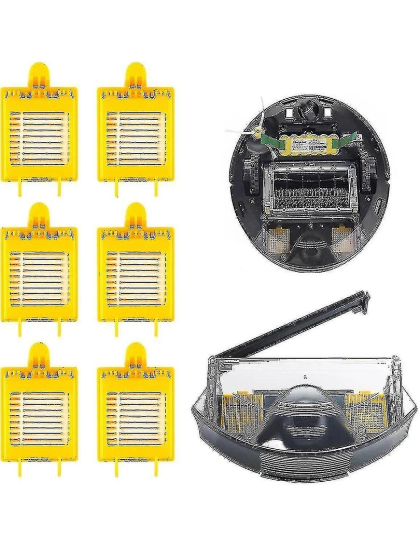 imagem de Kit de substituição para Roomba 700 Series 700 720 750 760 765 770 772 772E 774 775 776 776P 780 782 782E 785 7862