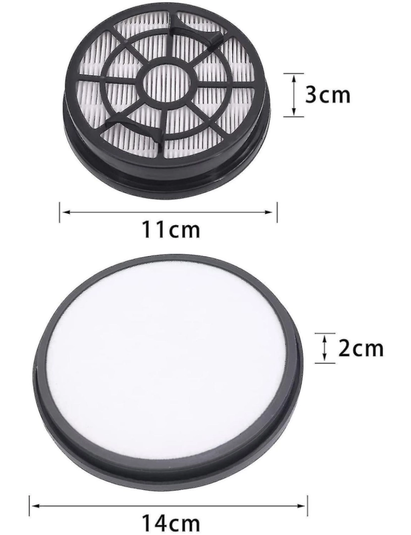 imagem de Filtro Hepa para Rowenta ZR904301 RO2981 Limpador ciclônico de energia Swift2