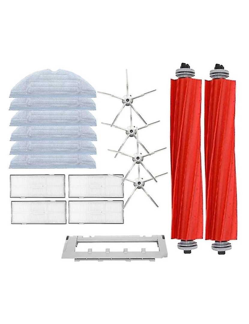 imagem de Acessórios de substituição do filtro de pincel lateral principal para S7 S70 S7MAX T7S T7S mais pó robótico Vacual3