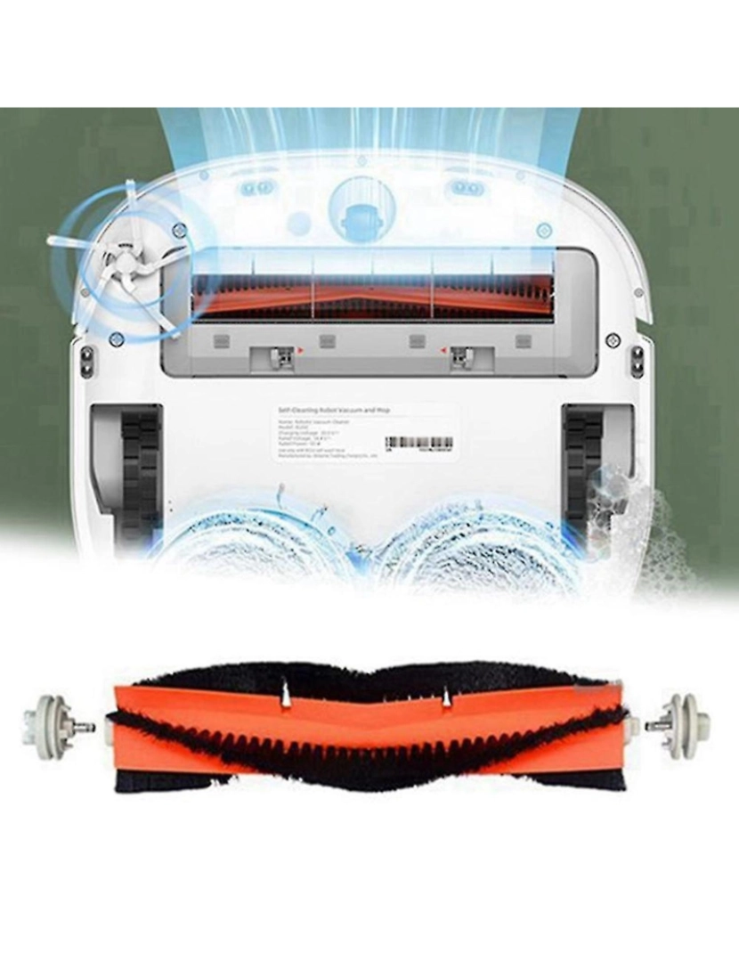 imagem de 11pcs Parte de substituição para W10/W10 PRO ROBOT ASPUUUM CLEATOR LAVABLE HEPA FILHO PRINCIPAL PRINCIPAL PRINCIPAL CLO4