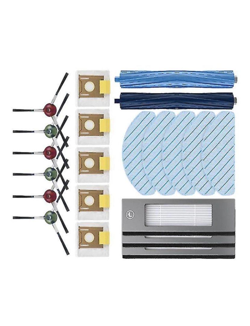 imagem de Pano de esfregão de filtro lateral principal e substituição do saco de poeira para o Deebot T9 Aivi T9 AIVI+ Robot Vacuum2