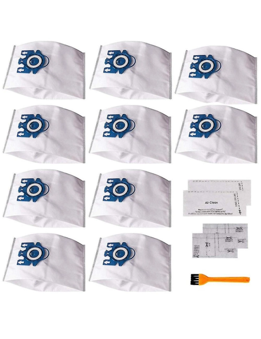 Crosmart - Sacos de pó de pó para produtos de limpeza para os sacos de poeira de eficiência Airclean GN Substitua a parte do saco de poeira de pó de pó de pó