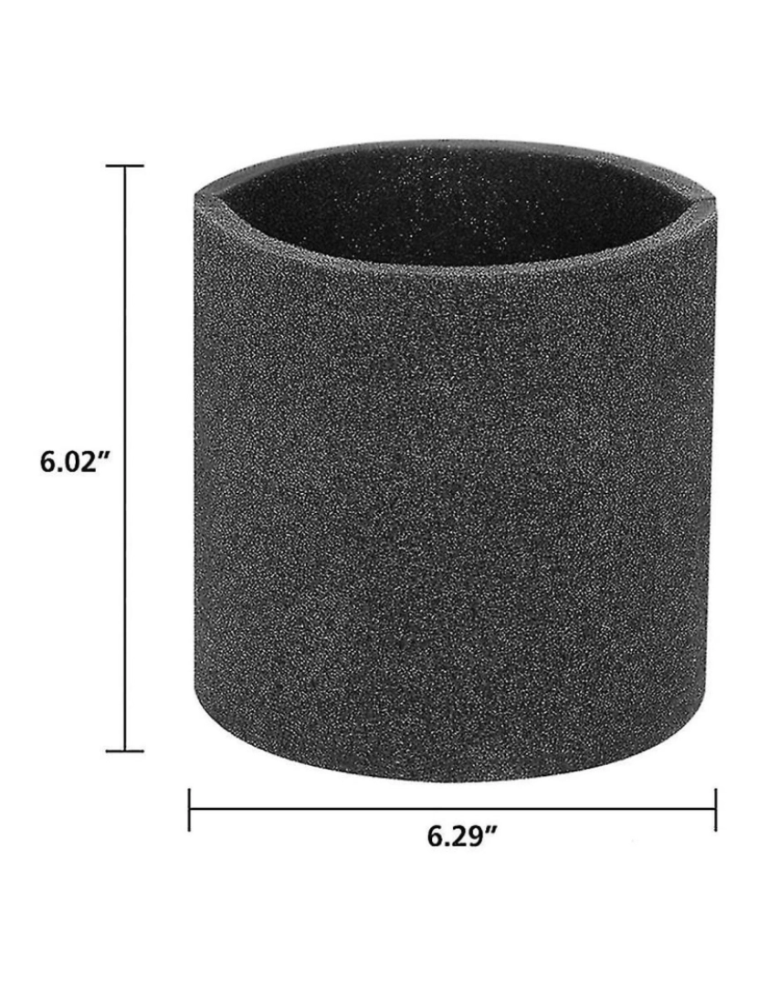 imagem de 6 pacote 90585 Filtros de substituição de espuma de espuma VF2001 para o aspirador de vácuo da loja, substitua peças2