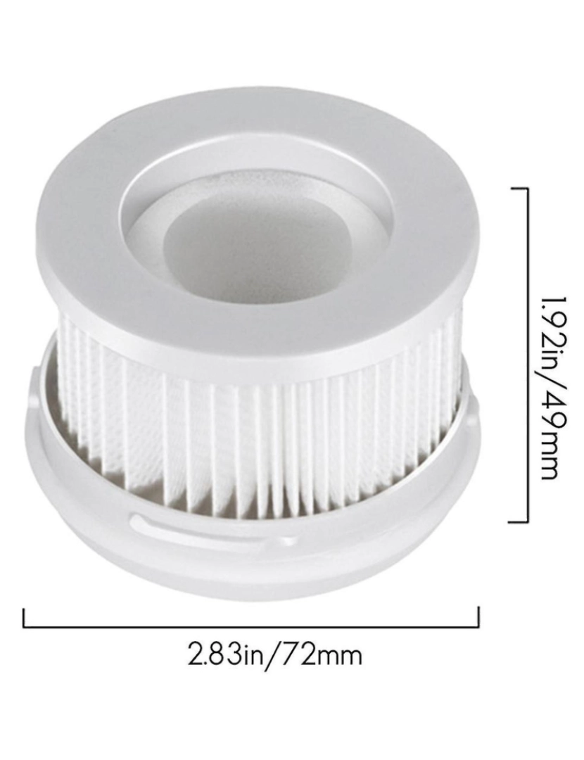 imagem de Substituição do filtro HEPA para Mijia 1C Handheld Wireless Astraum Cleaner Limping Peças3