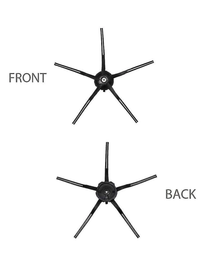 imagem de Escova lateral para xiaomi roborock s7 s7 max s7 maxv t7s t7s plus s6 s5 max s50 s55 e35 e2 vácuo robot4