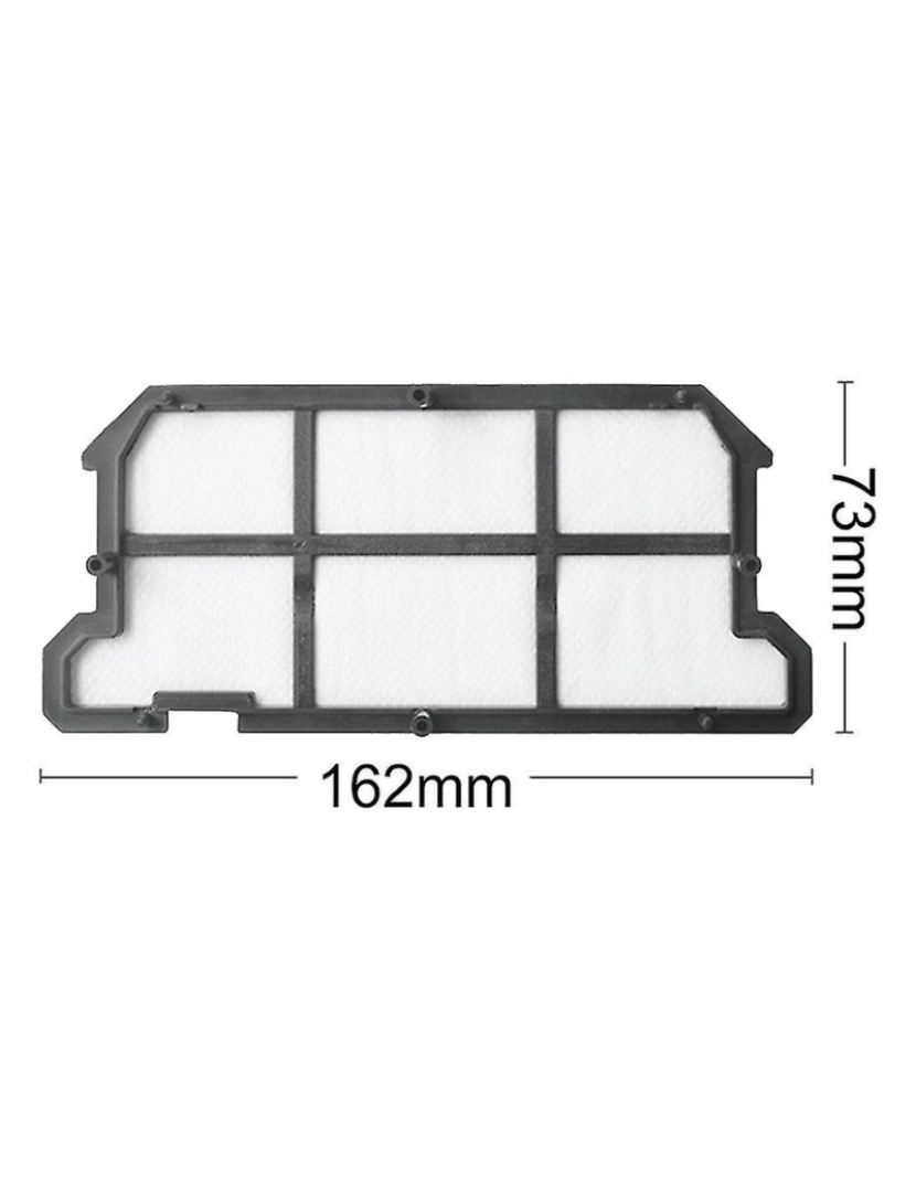 imagem de Robótico pó de limpador de peças kits de peças filtro hepa para v7s pro vácuo substituto de reposição de reposição p4