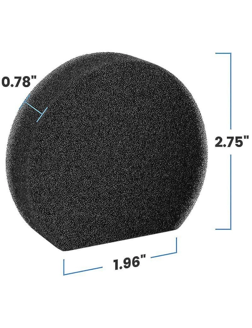 imagem de Filtro HEPA de substituição Compatível para D600 / D601 e IWOLY V600 Corded Astroner2