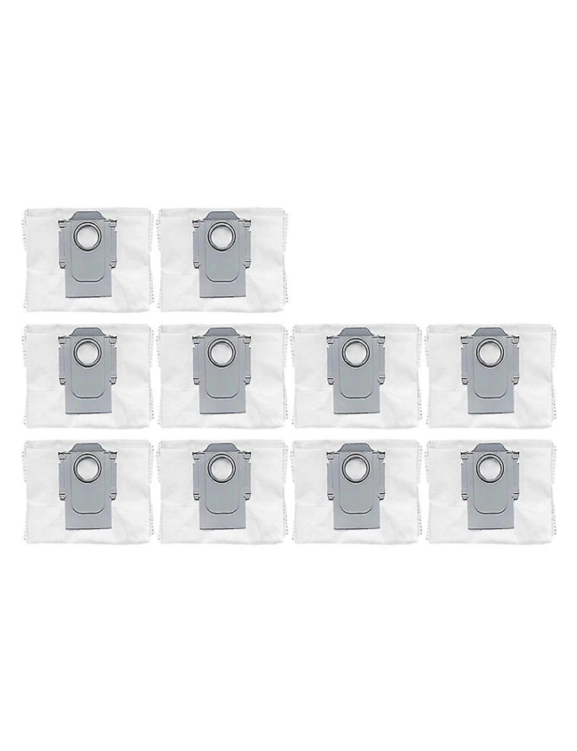 Crosmart - Saco de poeira de 10pcs para S7 Maxv Ultra / Q5+ /+ / Max+ / T8 Robot Vacuum Cleaner Bin Bin Peças de reposição DU