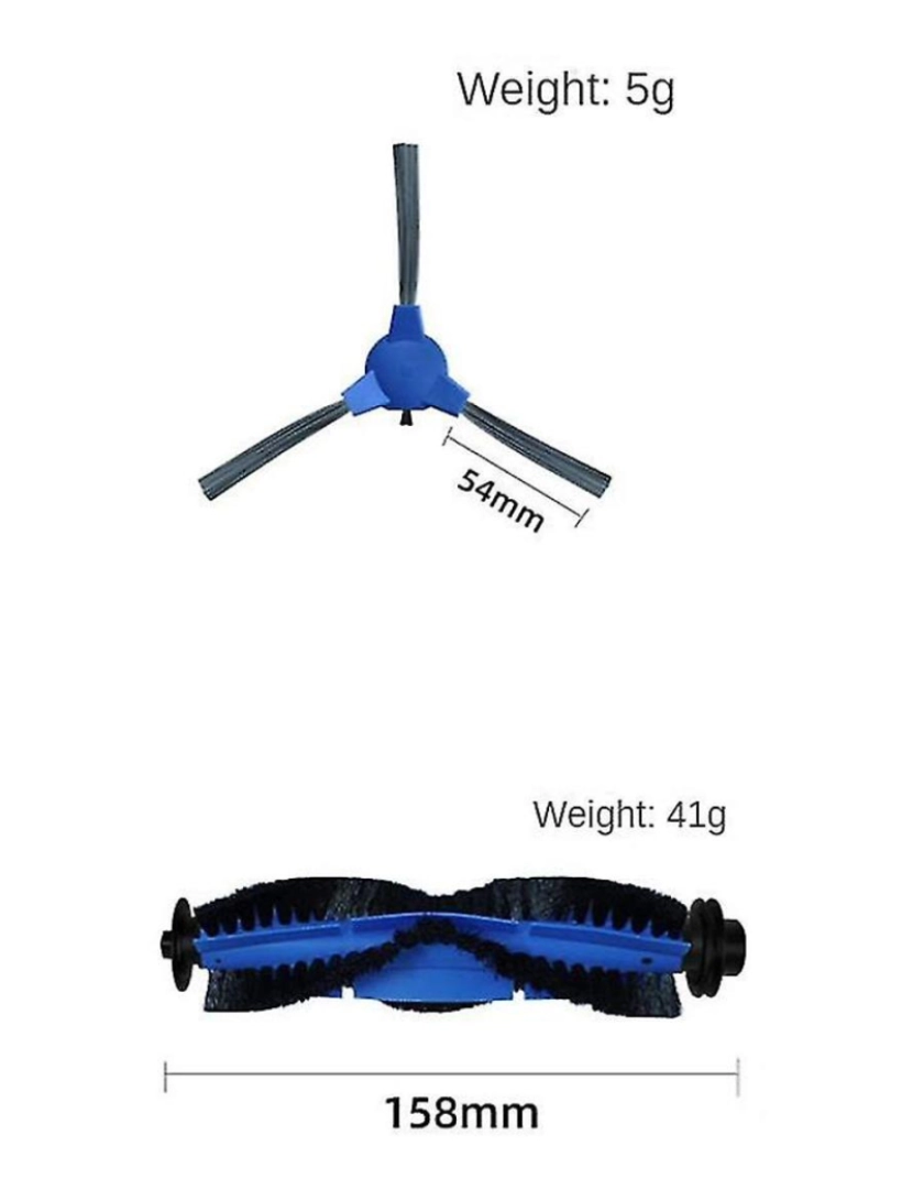 imagem de Escova principal e pincel lateral para 2290 peças de reposição a pó de pó de robô2