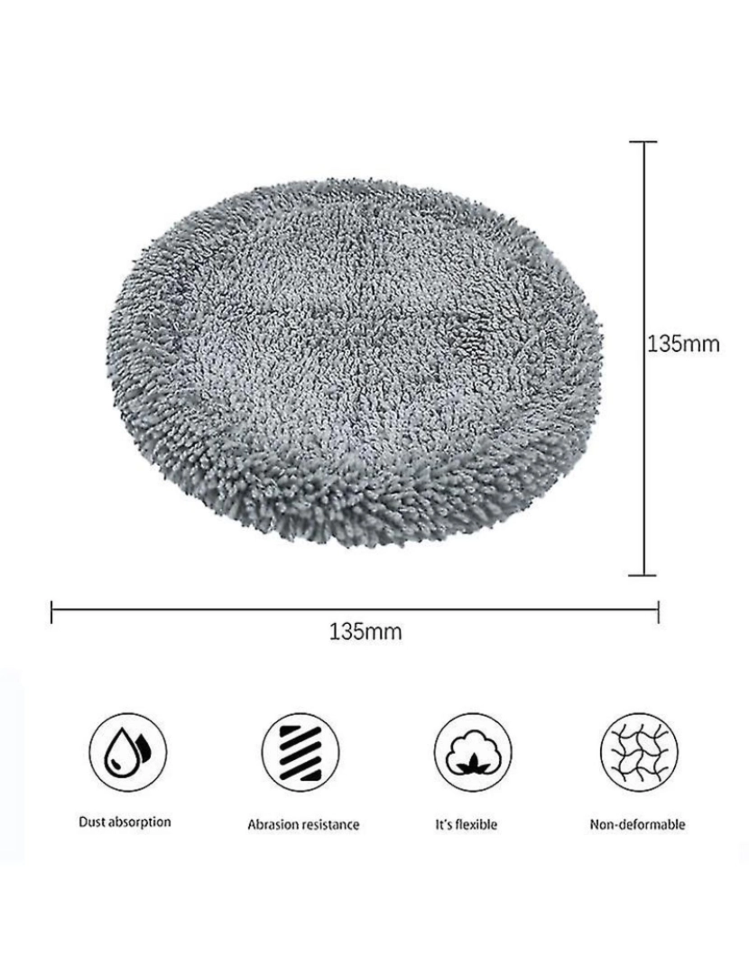 imagem de 18pcs para Deebot X1 Turbo/ Omni Robot A aspirador de limpeza lateral lateral principal do pano de pó de pó filtro ACCE4