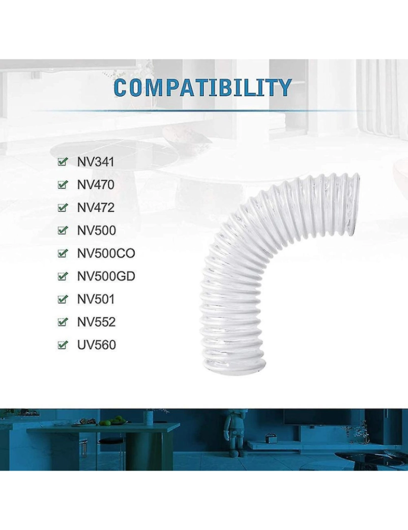 imagem de 1-1/2 polegada de substituição do bico inferior mangueira para acessórios a vácuo NV341 NV470 NV500 NV501 UV5603