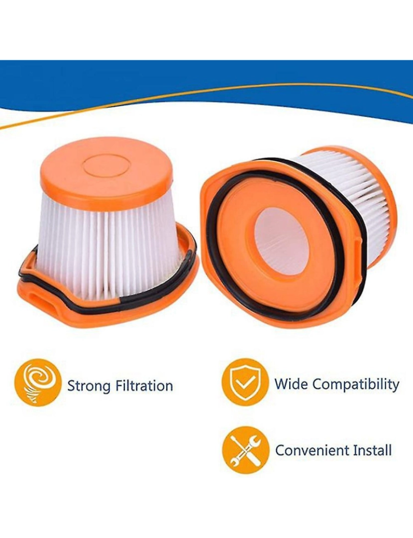 imagem de Filtro HEPA de 7pcs para o sistema wandvac XFFWV360 WS620 WS630 WS632 Substituição de limpeza de aspirador2