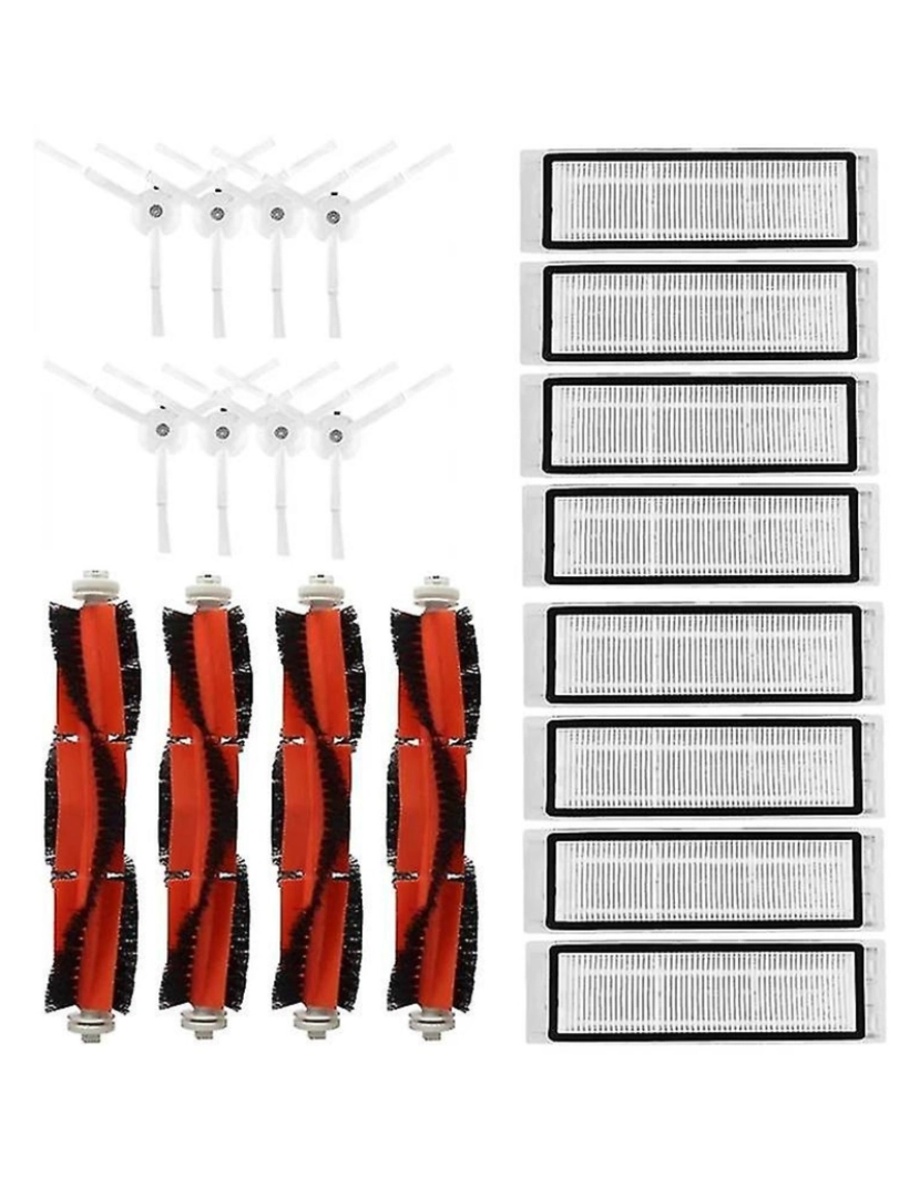 Crosmart - Acessórios de substituição do filtro de pincel lateral principal para S5 Max S6 Maxv S6 Vacuum Cleaner