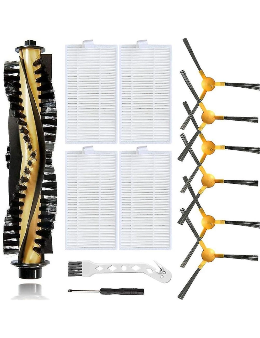 Crosmart - Escovas de pincel de rolos filtros compatíveis com acessórios para x500 a pó de pó de pó