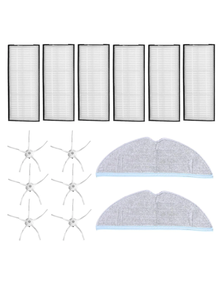 imagem de MOP Substituição HEPA Filtro lateral Brush para S7 / T7S mais acessórios sobressalentes1