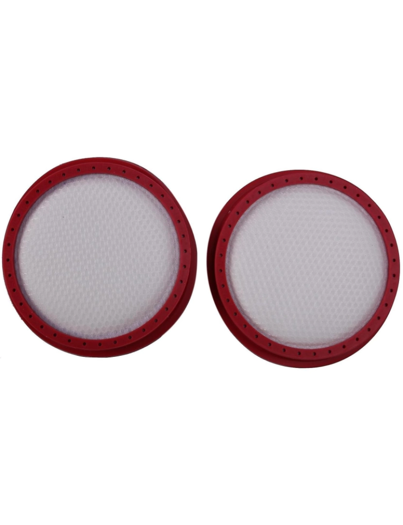 Crosmart - 2pcs para DIBEA D18 D008PRO A aspirador de pó por mão redonda de malhas de filtro lavável de filtro de filtro Clea Clea