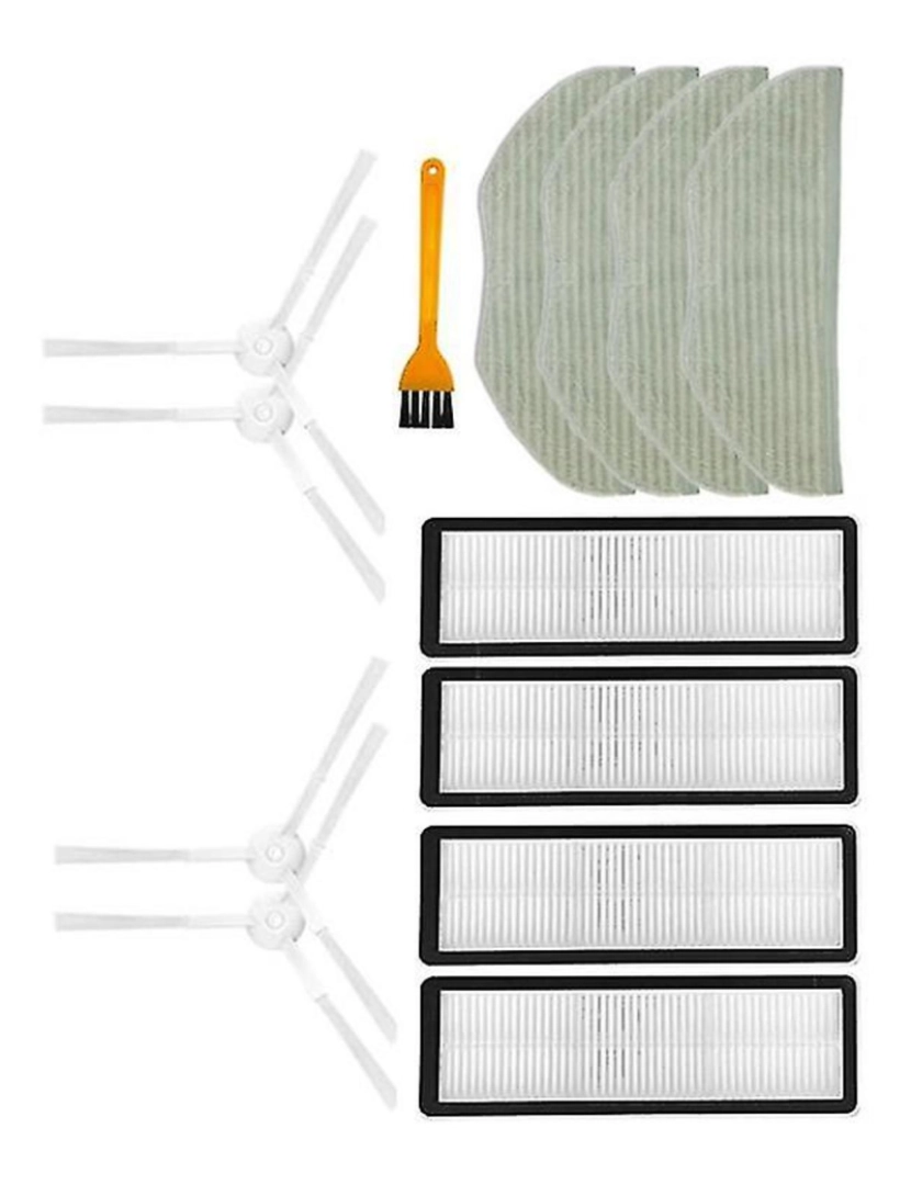 imagem de 13pcs substitutos de substituição para varredura e arrastamento robô stfcr01sz a vácuo MOP SID2