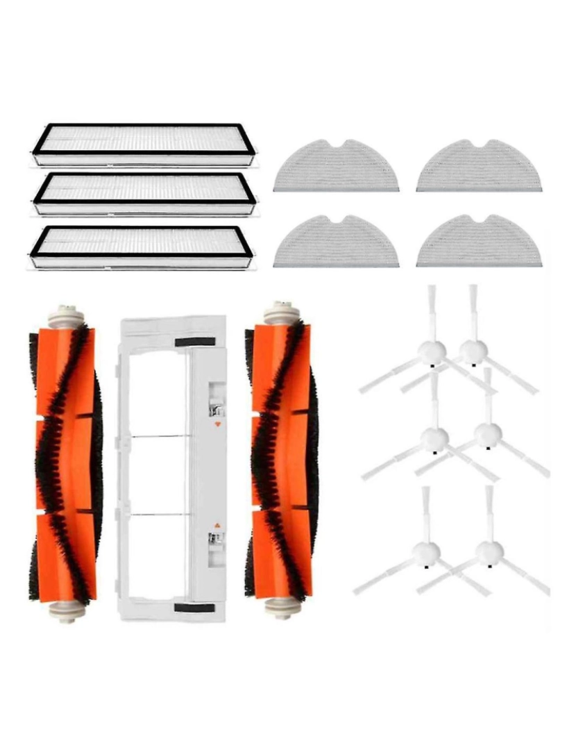 imagem de Para D9 L10Pro robô principal pincel de pincel lateral pano de lavagem HEPA Filter Acessórios Acessor de pó de vácuo3