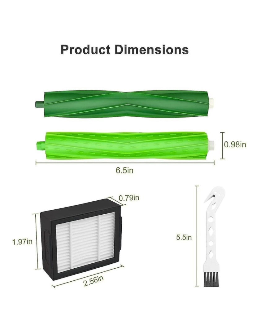 imagem de Filtros i7 peças de rolos de substituição para i3 j7 mais i8 kit de reabastecimento de acessórios e5 i4 i6 i13