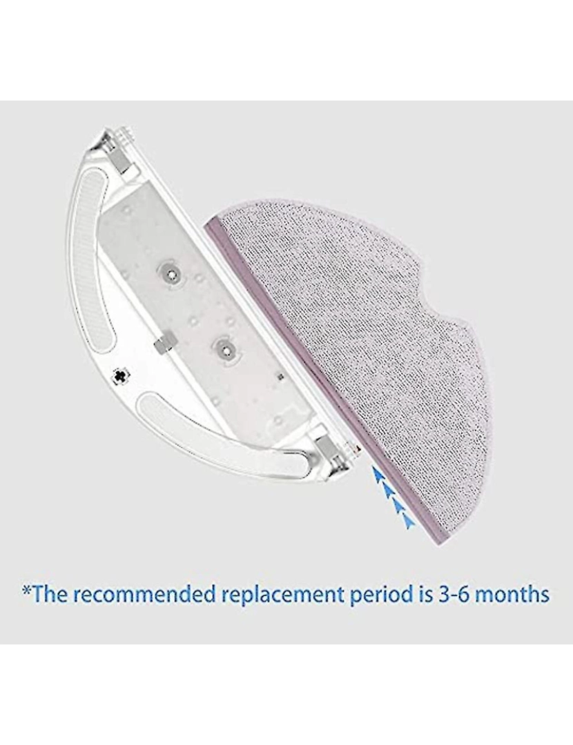 imagem de Pano de Microfibra de 4 pacote para Roborock S6 S6 Pure S6 Maxv S5 Max2