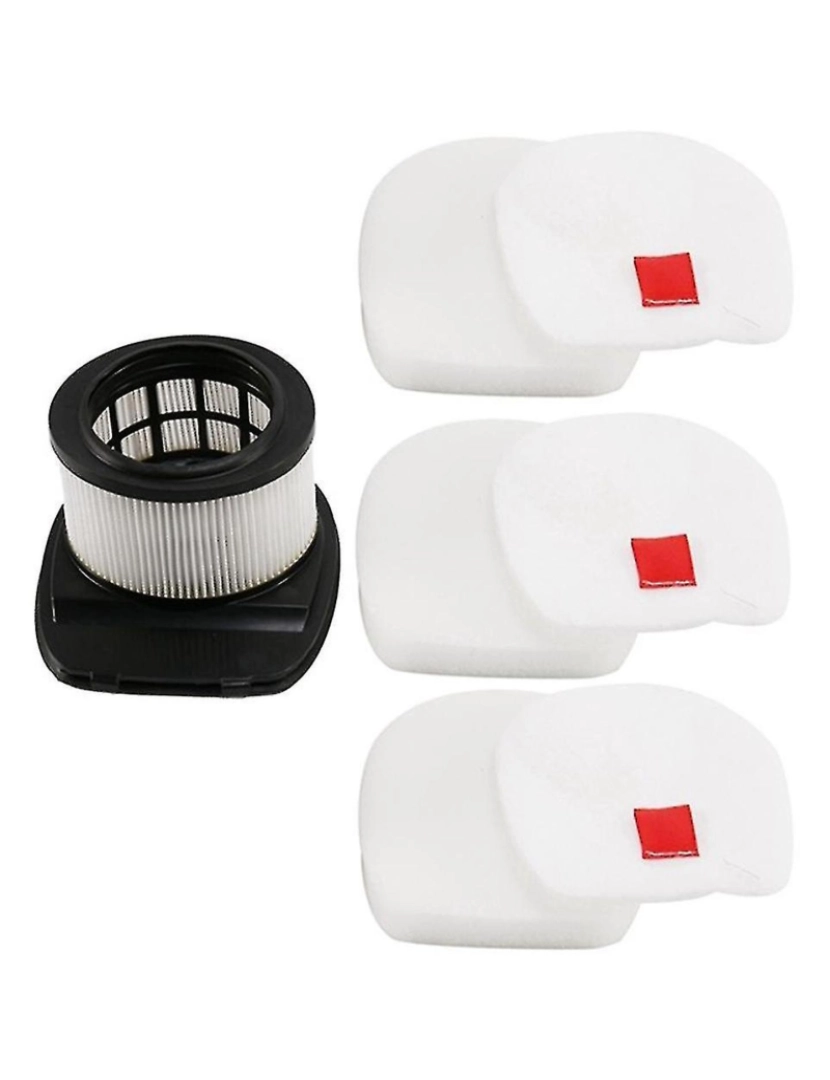 Crosmart - Kit de filtro de espuma de filtro HEPA de escova de rolo de piso para tubarão IC300 IZ251UK IZ102 Vacuum Cleaner Substitua